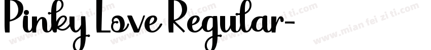 Pinky Love Regular字体转换